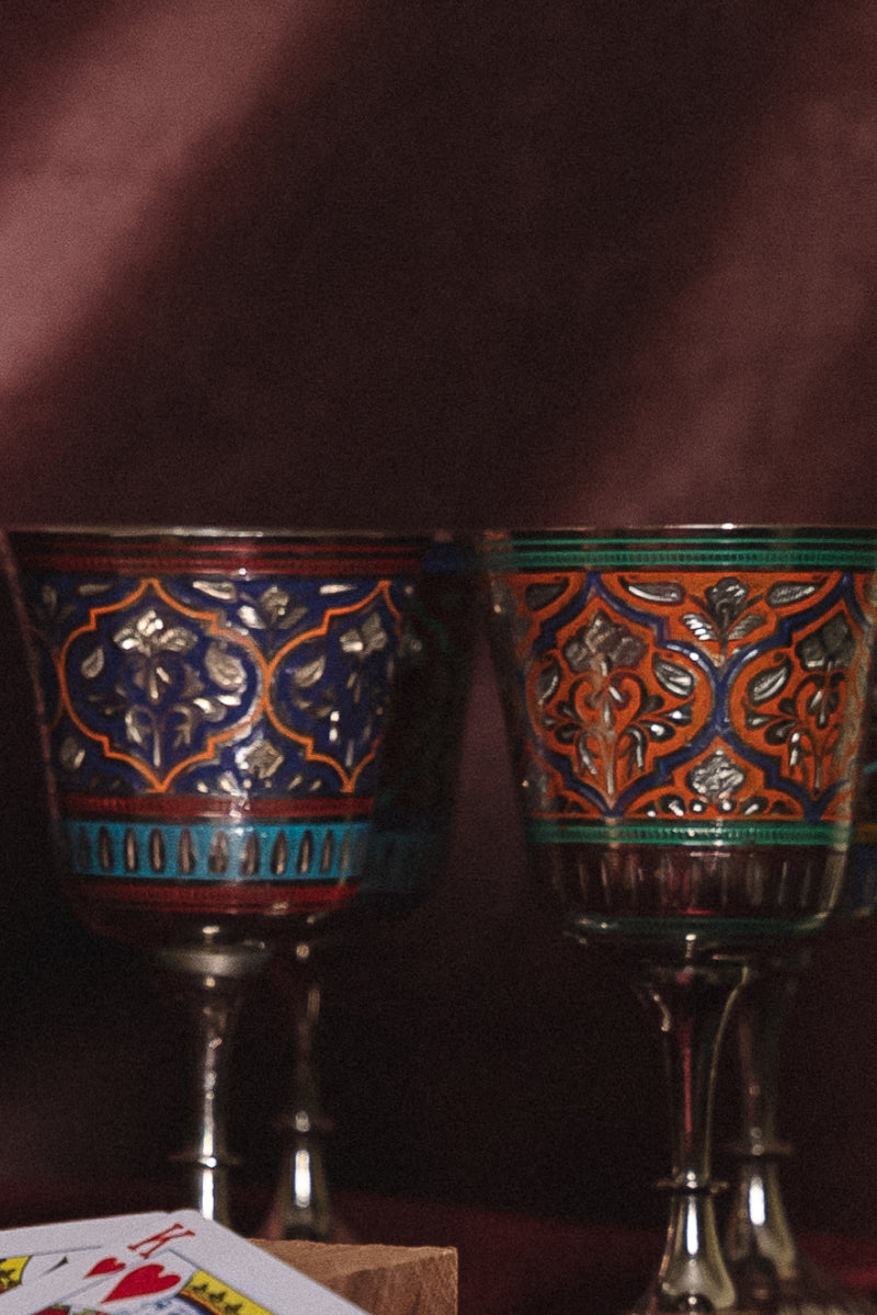 Crimson Red Marodi Champagne Glass