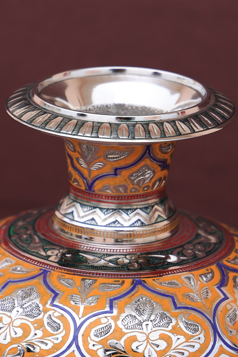 Imperial amber marodi guldaan vase