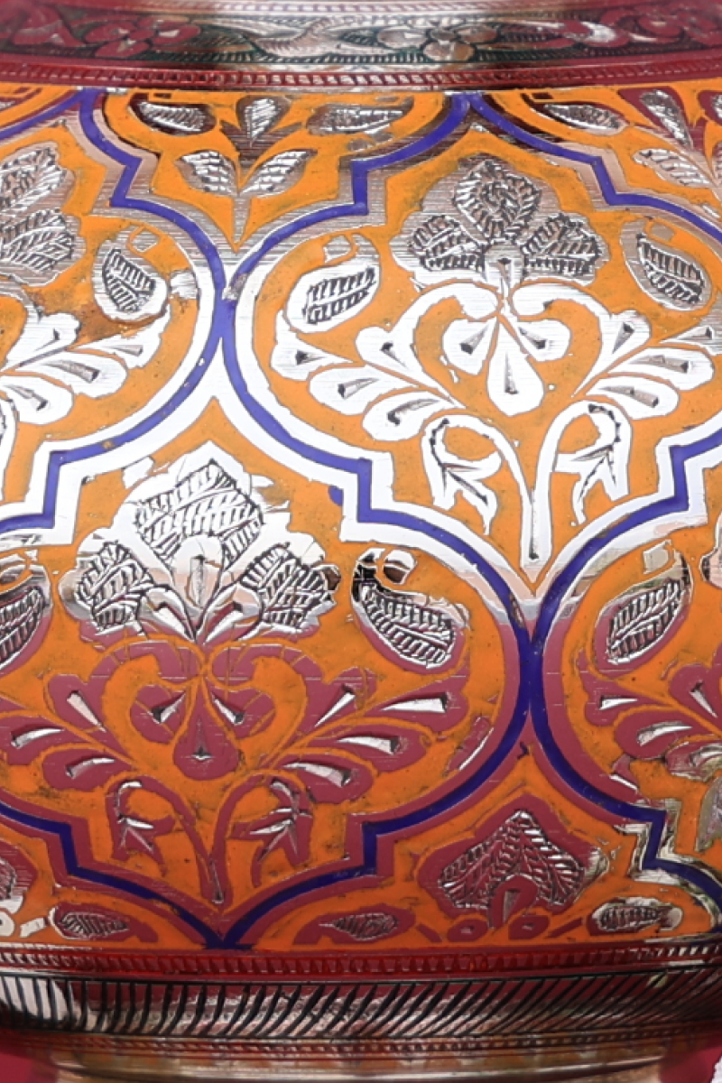 Imperial amber marodi guldaan vase