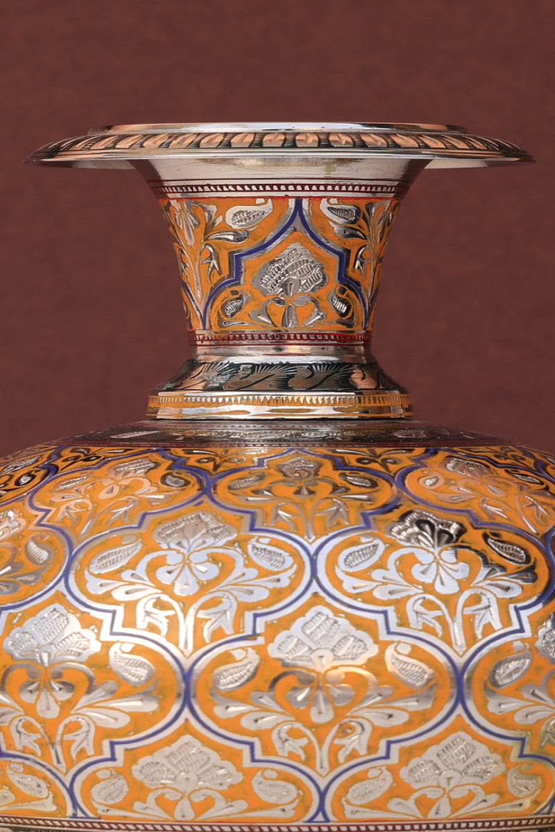 Imperial amber marodi guldaan vase
