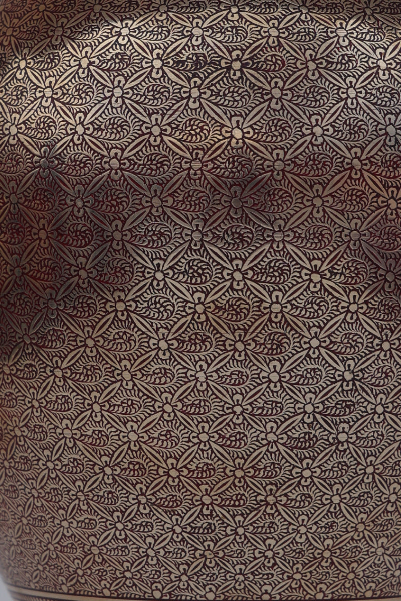 Intricate Red Marodi Surai Vase
