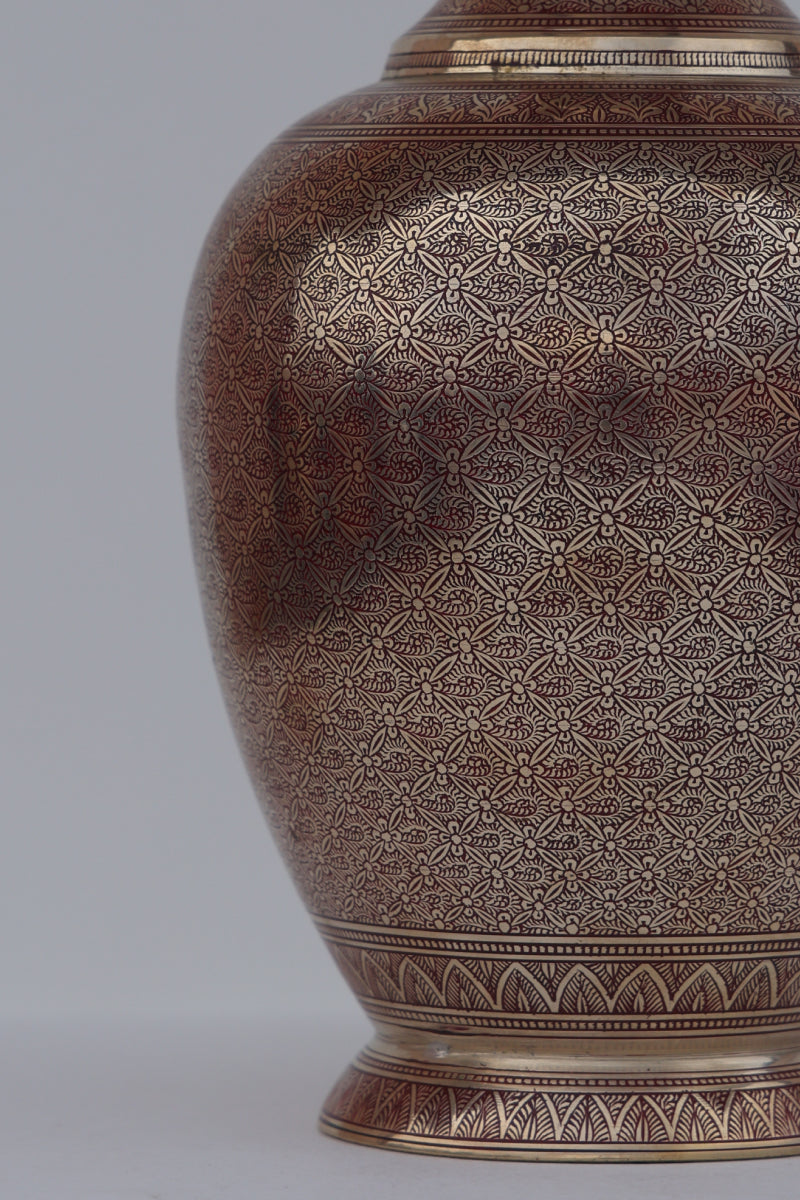Intricate Red Marodi Surai Vase