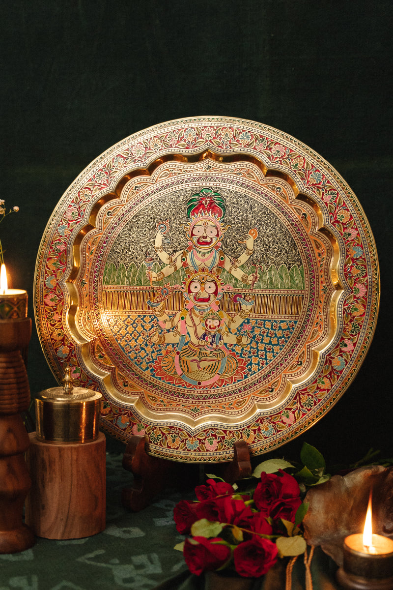Lord Jagannath Marodi Wall Hanging 17"