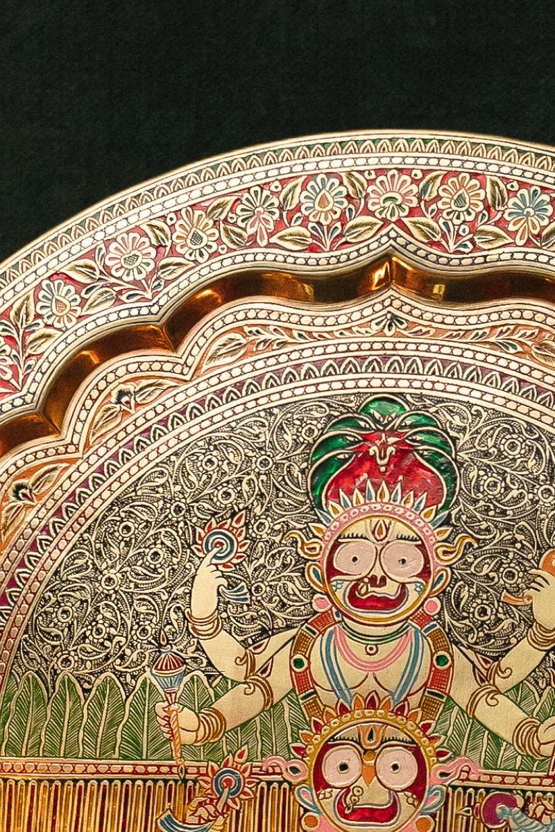 Lord Jagannath Marodi Wall Hanging 17"
