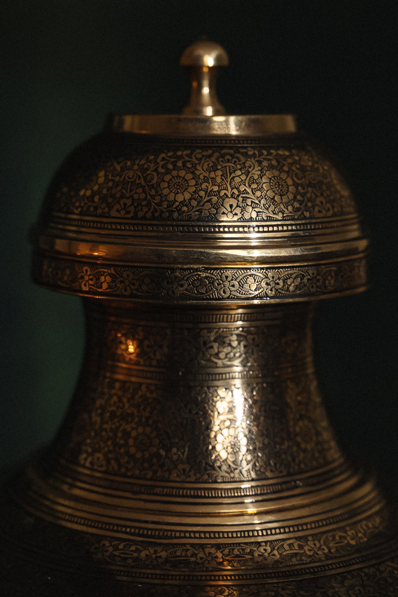 INTRICATE BLACK MARODI JAIPURI KALASH