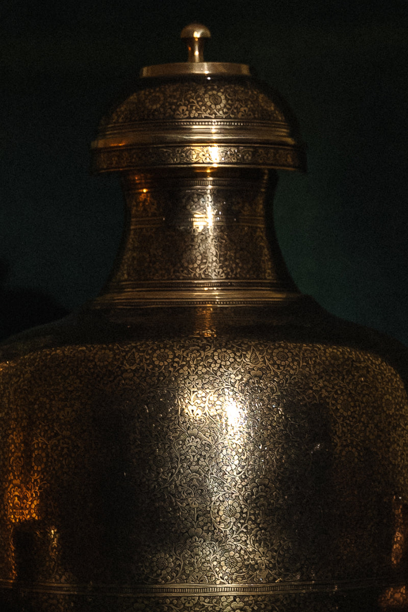 INTRICATE BLACK MARODI JAIPURI KALASH
