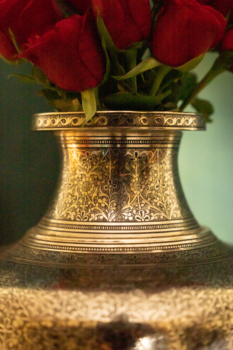 STERILING BLACK INTRICATE MARODI JAIPURI KALASH