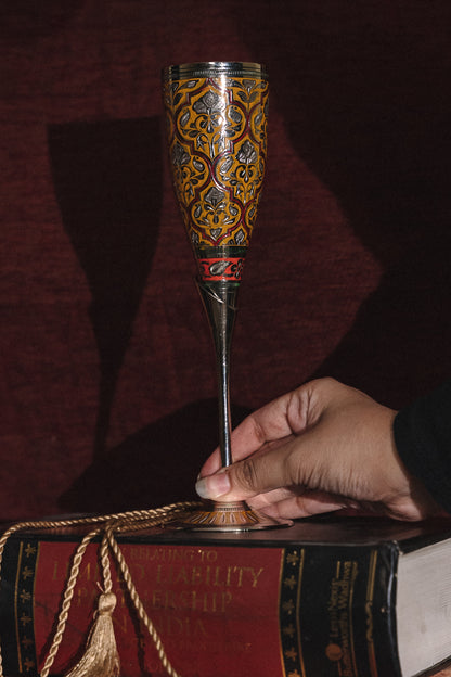 Imperial Amber Marodi Champagne Glass