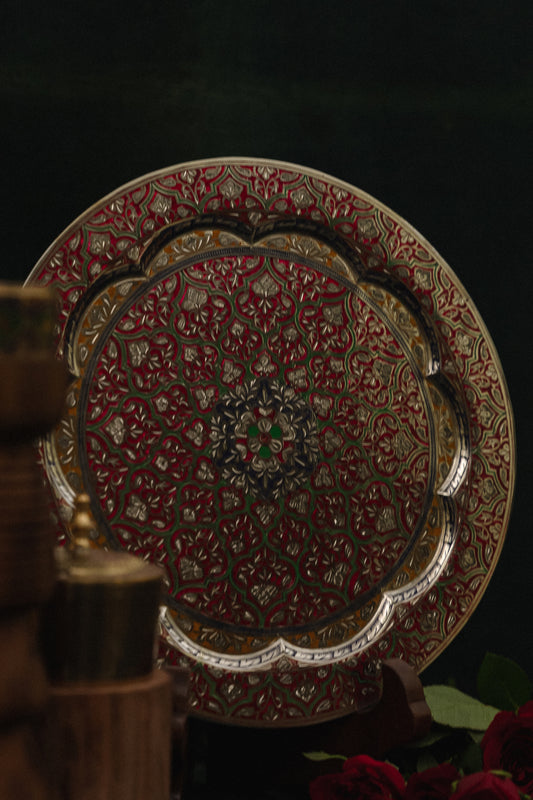 Crimson Red Marodi wall hanging 12"