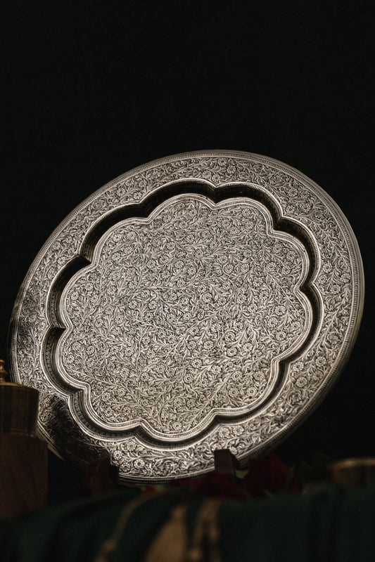 STERILING BLACK INTRICATE MARODI WALL HANGING 15"