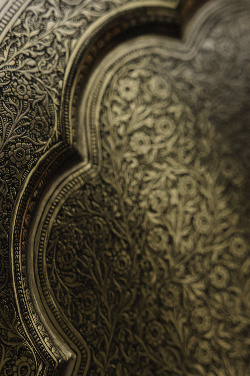 STERILING BLACK INTRICATE MARODI WALL HANGING 15"